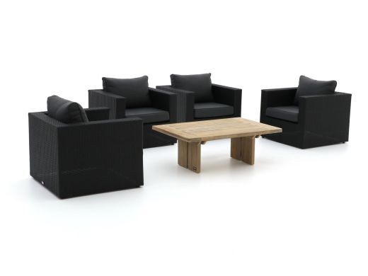Forza Barolo/ROUGH-L Sessel Lounge-Set 5-teilig