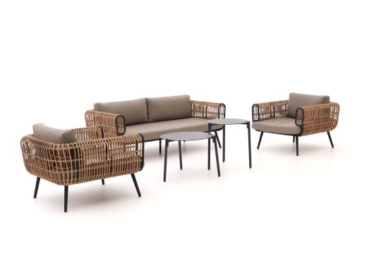 Intenso Averti/Cella Sessel-Sofa Lounge-Set 5-teilig