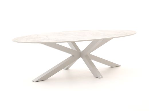 Bellagio Induno Ellips Gartentisch 280x130 cm