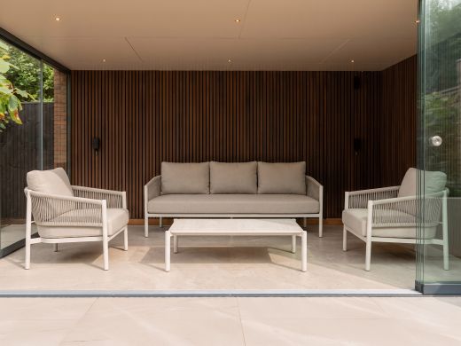 Bellagio Panaro Sessel-Sofa Lounge-Set 4-teilig