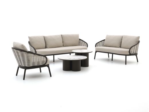 Apple Bee Pine Key/Tonga Sessel-Sofa Lounge-Set 5-teilig 6-Sitzer