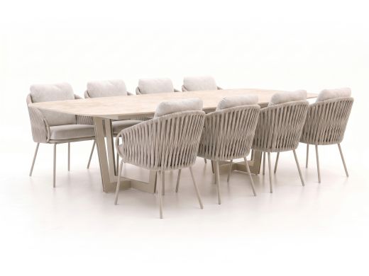 SUNS Dolce/Palermo 280 cm Gartenmöbel-Set 9-teilig