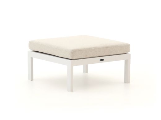 Manifesto Alzano Lounge Gartenhocker 78x78 cm - White (inkl. Kissen)