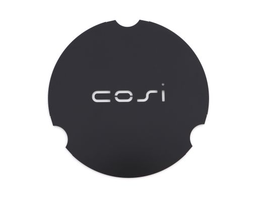 Cosi Coverplate für Round glass set size L - Black