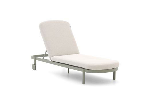 Hartman Palma Gartenliege mit Rollen verstellbar