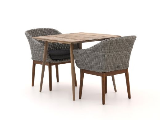 Intenso Bordano/ROUGH-K 90 cm Gartenmöbel-Set 3-teilig
