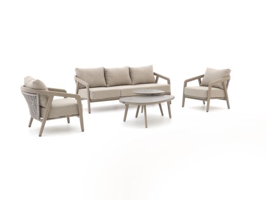 Manifesto Caldarola Sessel-Sofa Lounge-Set 5-teilig 5-Sitzer