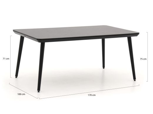 Hartman Le Soleil Element/Sophie Studio 170 cm Gartenmöbel-Set 5-teilig