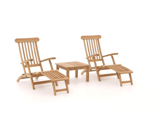 Sunyard Country/Wales 60 cm Deckchair-Set 3-teilig