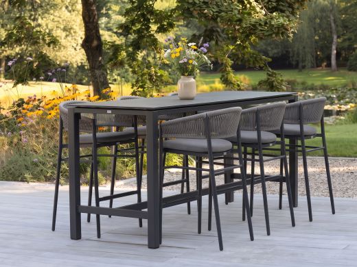 Bellagio Panaro/Trecenta 225 cm Gartenbar-Set 7-teilig