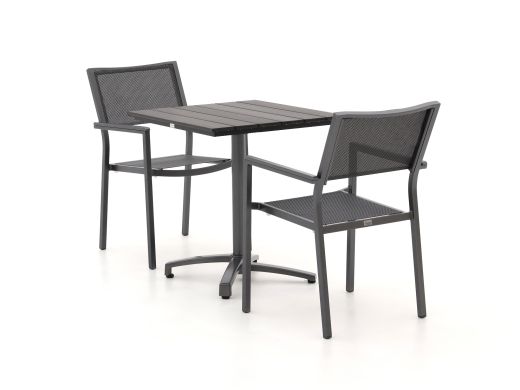 Bellagio Roma/Canzo 70 cm Gartenmöbel-Set 3-teilig stapelbar