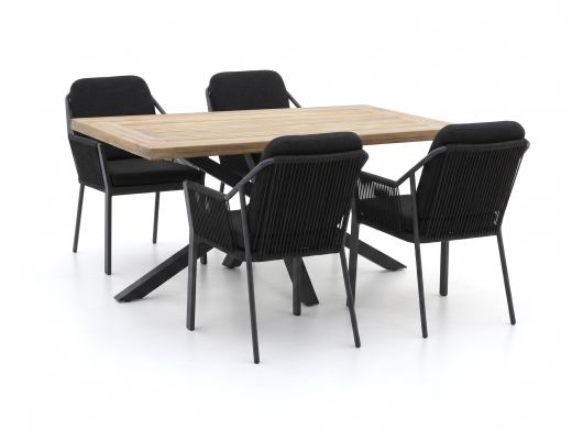 Tierra Outdoor Liv/Montorio 160 cm Gartenmöbel-Set 5-teilig stapelbar