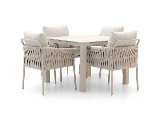 SUNS Fiave/Monte Vari 100 cm Gartenmöbel-Set 5-teilig