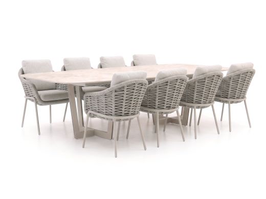 SUNS Casto/Palermo 280 cm Gartenmöbel-Set 9-teilig