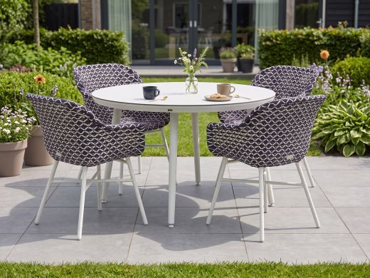 Hartman Delphine/Sophie Studio ø 128 cm Gartenmöbel-Set 5-teilig