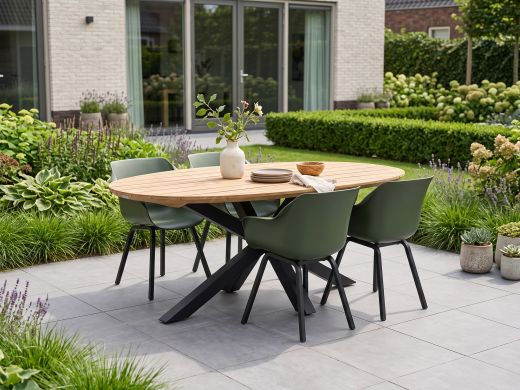 Hartman Sophie Element/Stephanie 200 cm Gartenmöbel-Set 5-teilig
