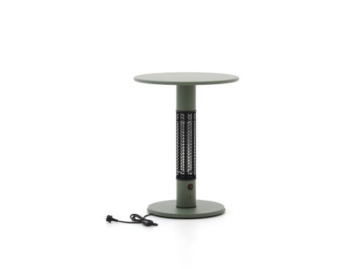 Monti HeatLine Pulse Gartentisch mit Heizstrahler 1500 W ø 60 cm (h: 75 cm)