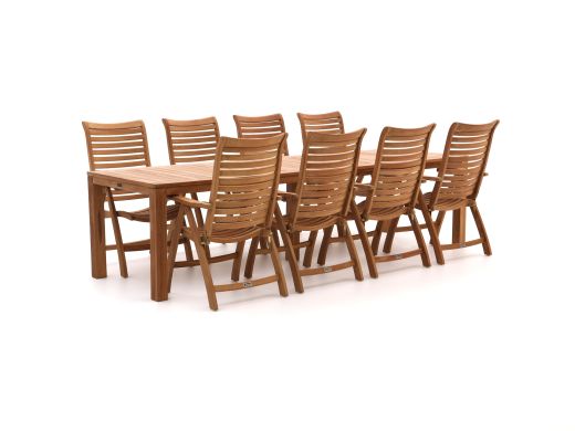 Sunyard Corby/Oxford 300 cm Gartenmöbel-Set 9-Teilig verstelbaar