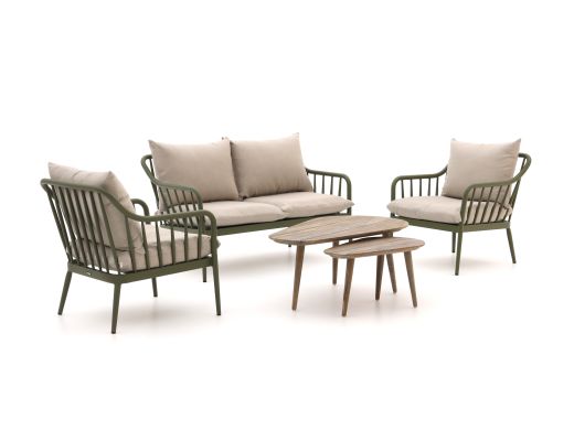 Manifesto Celante/ROUGH-K Sessel-Sofa Lounge-Set 4-Sitzer 5-teilig