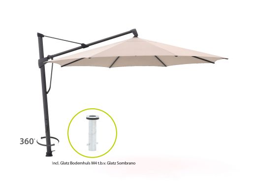 Glatz Sombrano S+ Easy Ampelschirm ø 350 cm