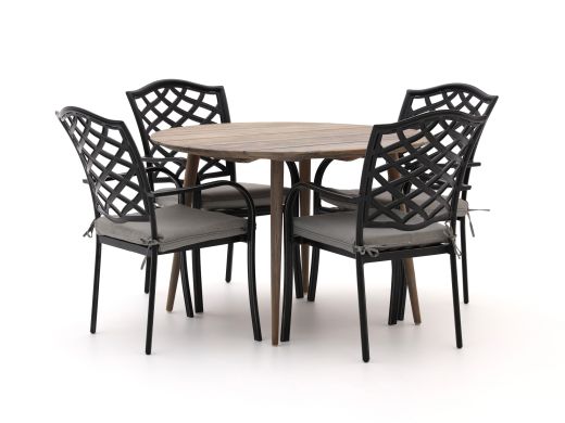 Hartman Berkeley/ROUGH-K ø 115 cm Gartenmöbel-Set 5-teilig