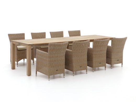 Intenso Borno/ROUGH-S 300 cm Gartenmöbel-Set 9-teilig