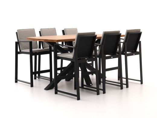 Manifesto Vezzano/Induno Dänisch oval 220 cm Gartenbar-Set 7-teilig