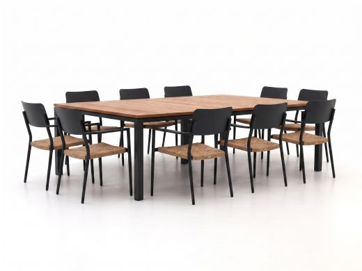 Bellagio Cino/Linosa 240x160 cm Gartenmöbel-Set 11-teilig stapelbar