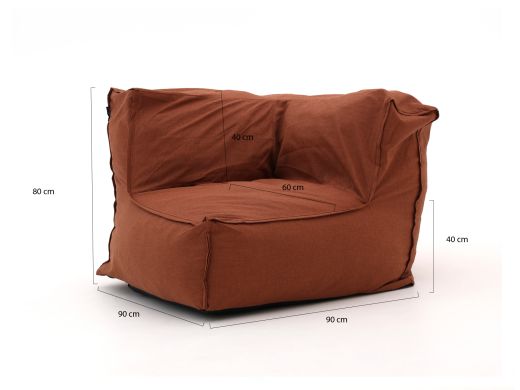 Manifesto Lonato Sitzsack Outdoor Eckelement