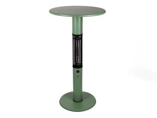 Monti HeatLine Vibe Bartisch mit Heizstrahler 1500 W ø 60 cm (h: 110 cm)