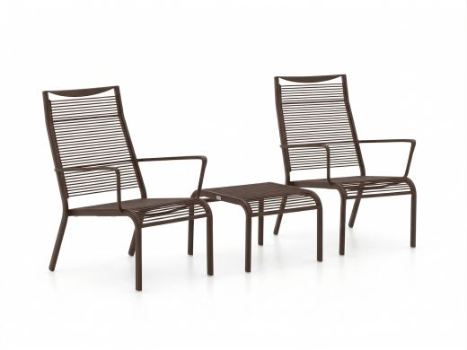 Apple Bee Hawaii Lounge Balkonmöbel-Set 3-teilig stapelbar