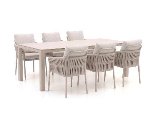 SUNS Fiave/Monte Vari 240 cm Gartenmöbel-Set 7-teilig