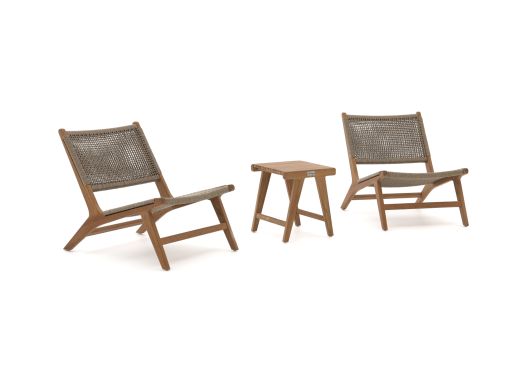 Bellagio Elcito Lounge Balkonmöbel-Set 3-teilig