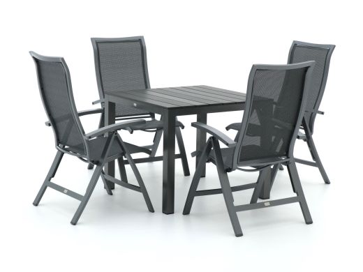 Bellagio Lugo/Fidenza 90 cm Gartenmöbel-Set 5-teilig verstellbar