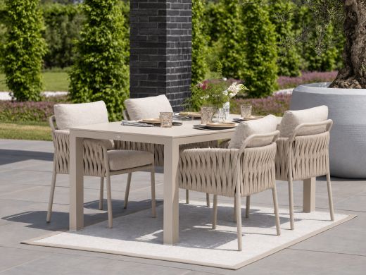 SUNS Fiave/Monte Vari 180 cm Gartenmöbel-Set 5-teilig