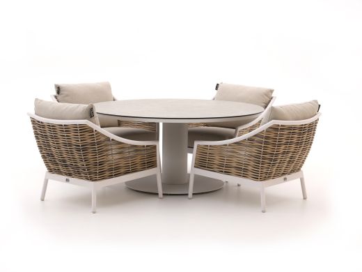 Apple Bee Milou/La Fonte ø 150 cm Low Gartenmöbel-Set 5-teilig