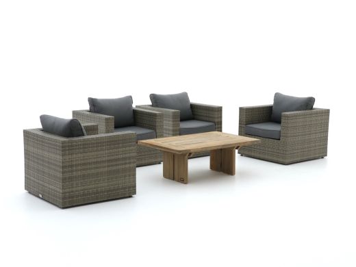 Forza Barolo/ROUGH-L Sessel Lounge-Set 5-teilig