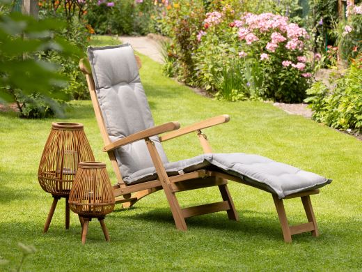 Sunyard Bourne deckchair - Natur Teakholz - Teakholz
