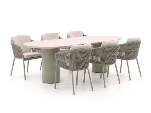 Hartman Sevilla/Valencia 220 cm Gartenmöbel-Set 7-teilig