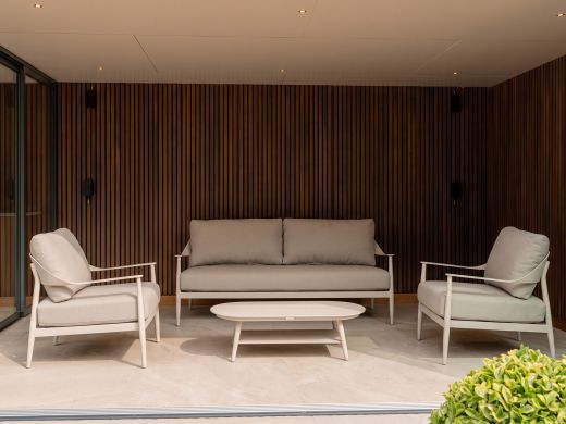 Bellagio Valli Gartensessel - Taupe - Beige - Braun - Aluminium