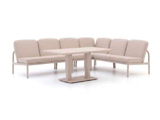 Manifesto San Teodoro/Usini 140 cm Dining Ecklounge-Set 5-teilig verstellbar