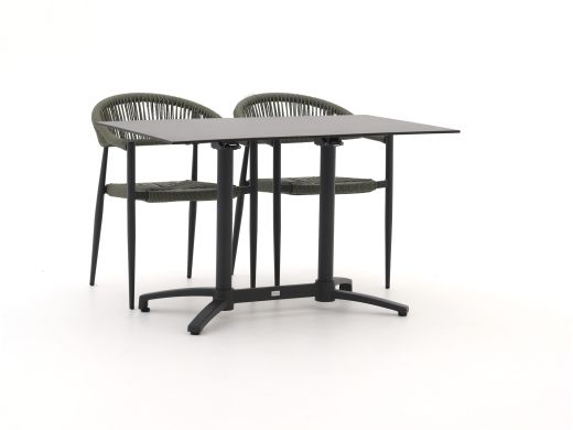 Manifesto Belpasso/Canzo 120 cm Gartenmöbel-Set 5-teilig klappbar stapelbar