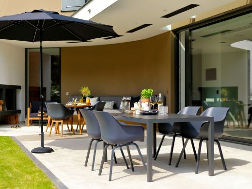 Hartman Sophie Element Gartenstuhl - Grau - Anthrazit - Kunststoff