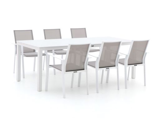 Bernstein Amberg/Menzano 220 cm Gartenmöbel-Set 7-teilig