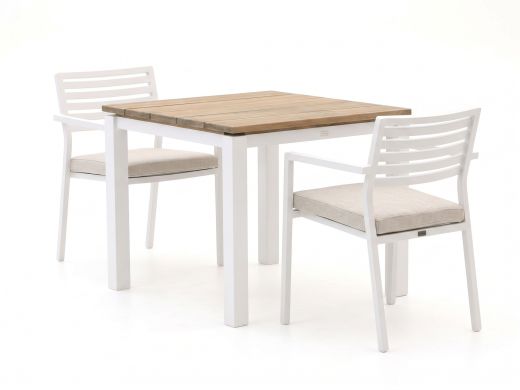 Bellagio Rumo/Lagundo 90 cm Gartenmöbel-Set 3-teilig stapelbar