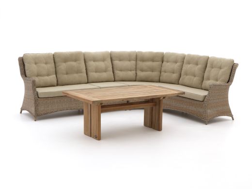 Intenso Milano/ROUGH-L Gartentisch Lounge-Set 5-teilig