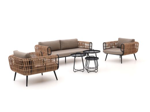 Intenso Averti/Pito Sessel-Sofa Lounge-Set 6-teilig