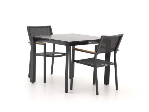 Bellagio Roma/Sestino 90 cm Gartenmöbel-Set 3-teilig stapelbar