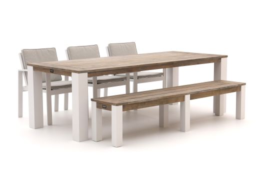 Bellagio Vezzano/ROUGH-X 240 cm Gartenmöbel-Set met bank 5-teilig
