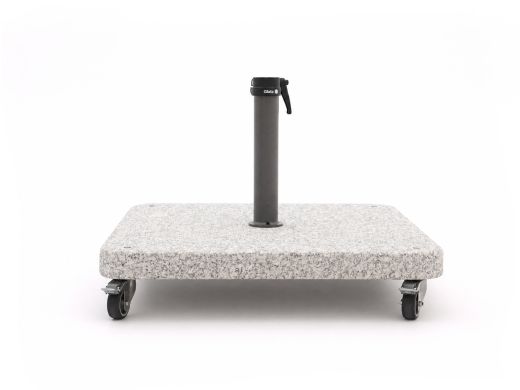 Glatz Sonnenschirmständer 90 kg rollbar für Sunwing Casa - Granit (inkl. Rollen)